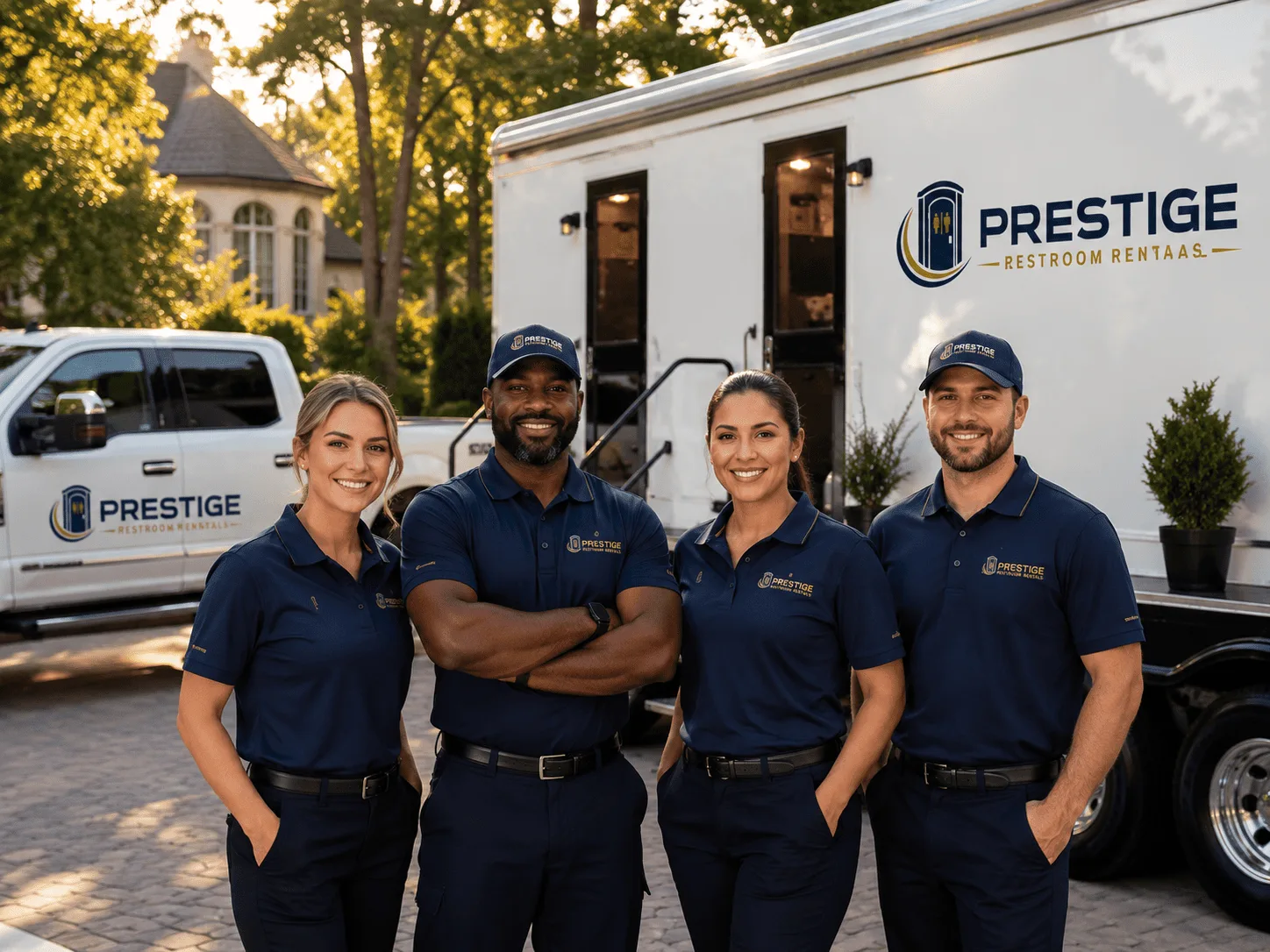 Trusted Luxury Portable Restrooms company in Mott, ND